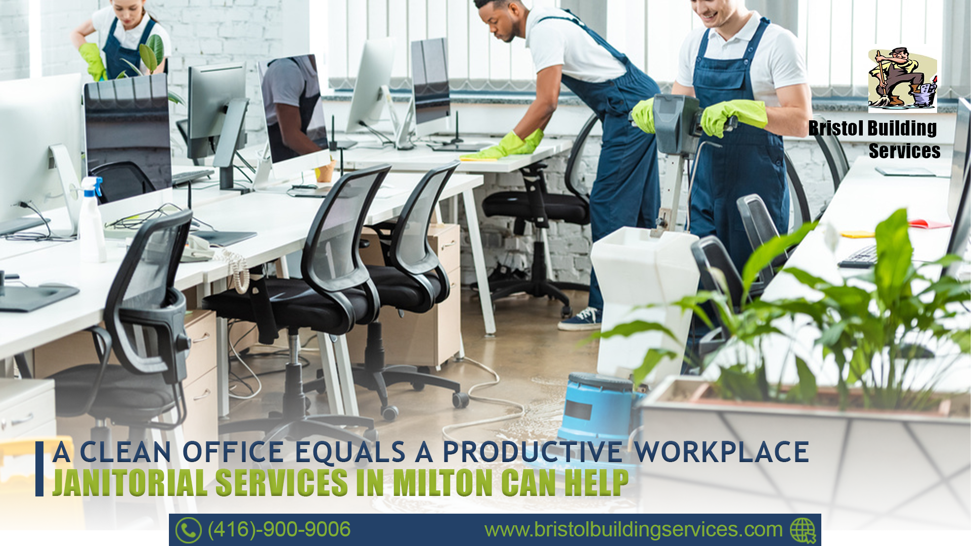 A Clean Office Equals a Productive Workplace: Janitorial Services in Milton Can Help